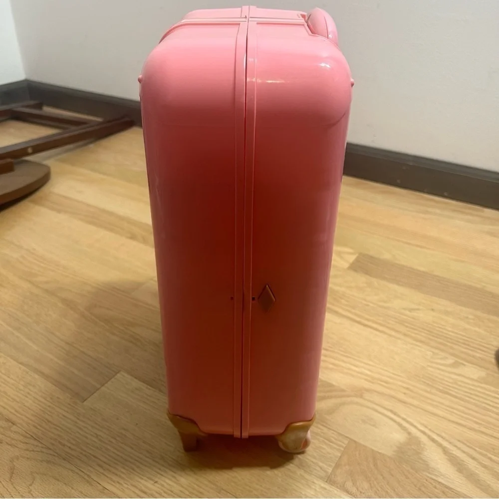 Disney Princess Plastic Suitcase Storage Wheels Pink Kids